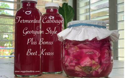 Fermented Cabbage and Beets Georgian Style